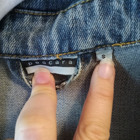 Hand painted Pescara denim jacket - Picture 3 of 4